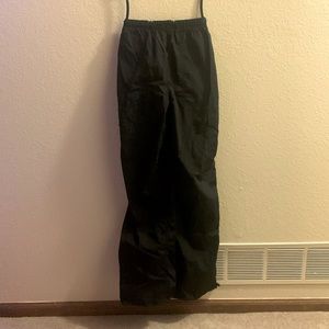 Black “PINK” Parachute Pants